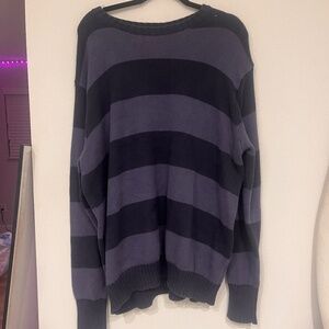 brandy melville navy striped sweater